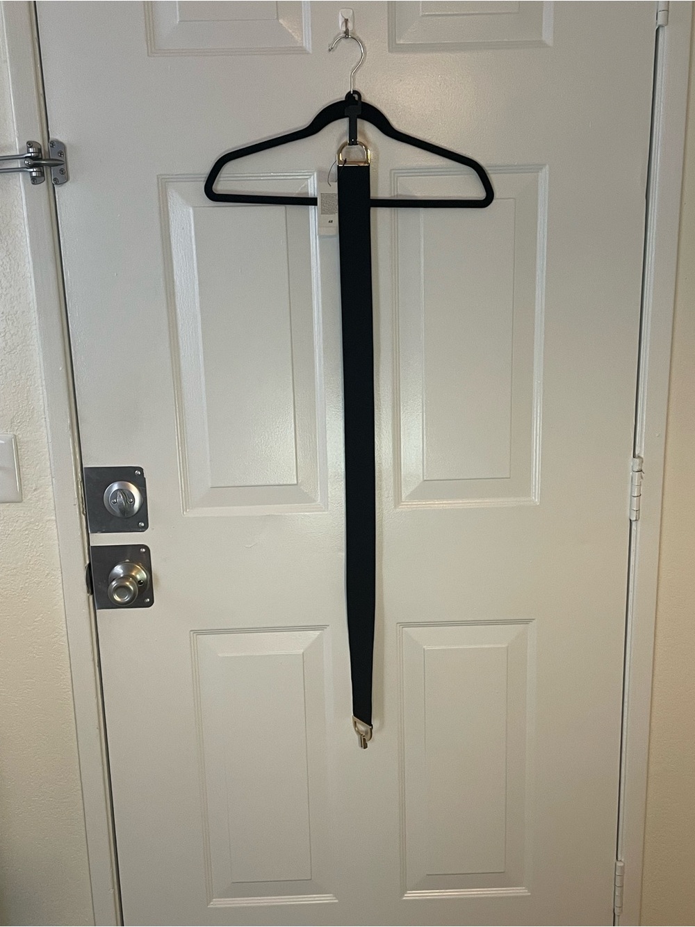 Black Wide Stretch Belt - XL